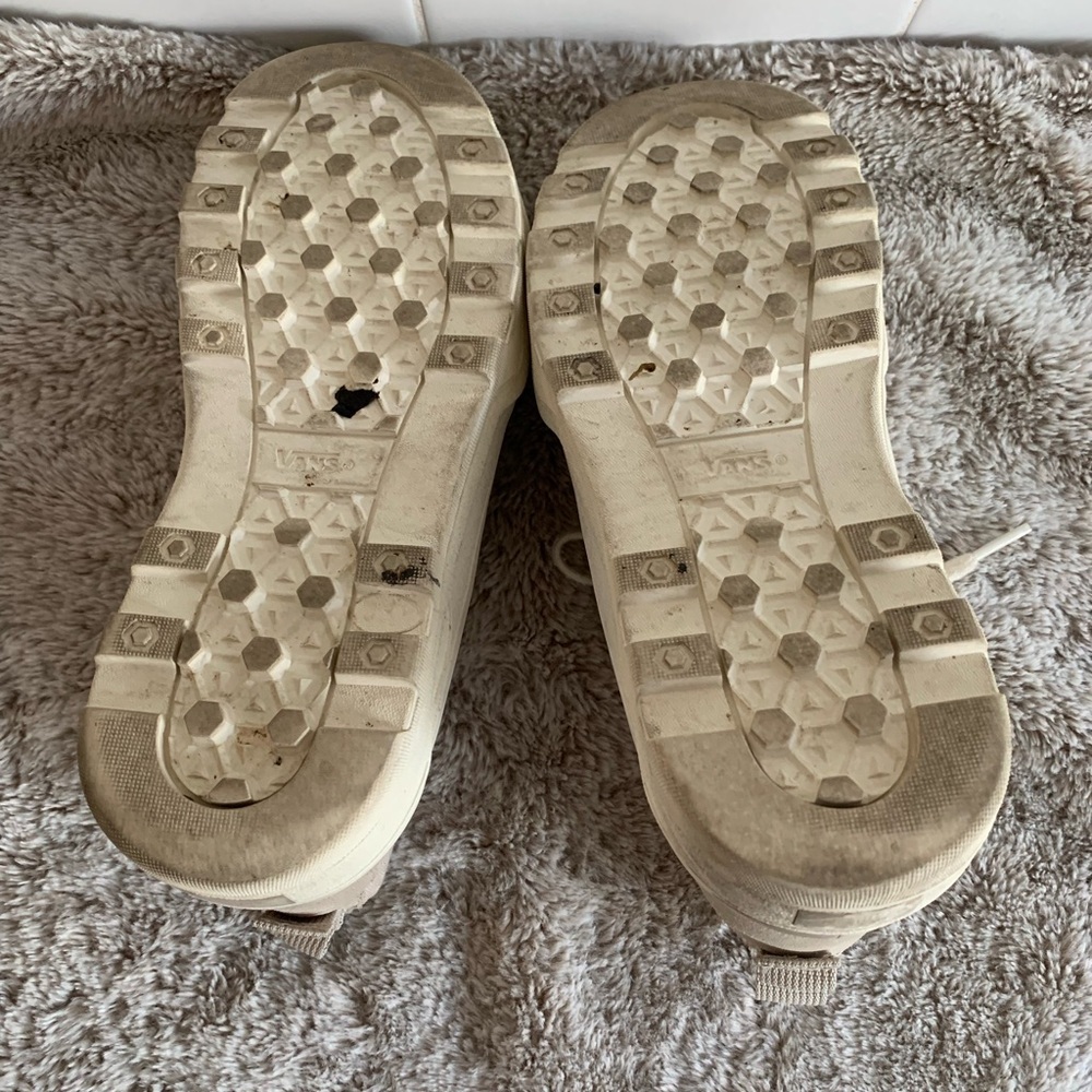 VANS Beige Sentry Sk8-Hi WC High Top Unisex Lugged Soles Sneakers  6.5M 8W - Picture 9 of 9